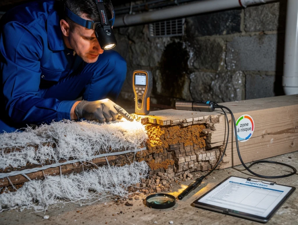 Mérules dans le bois